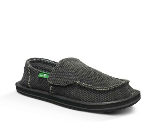 Sanuk Vagabond - Sanuk Shoes Kids Black - Philippines EPKGAW387